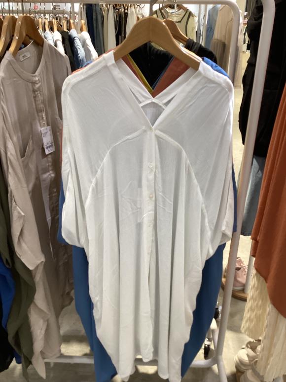 レーヨンビッグシャツチュニック