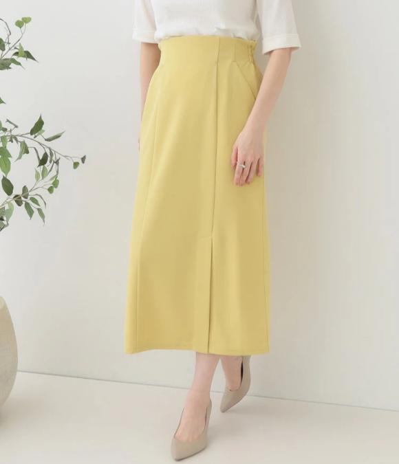 カットジョーゼット ナロースカート