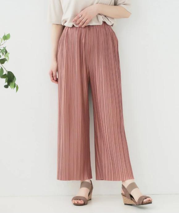 カットプリーツパンツ